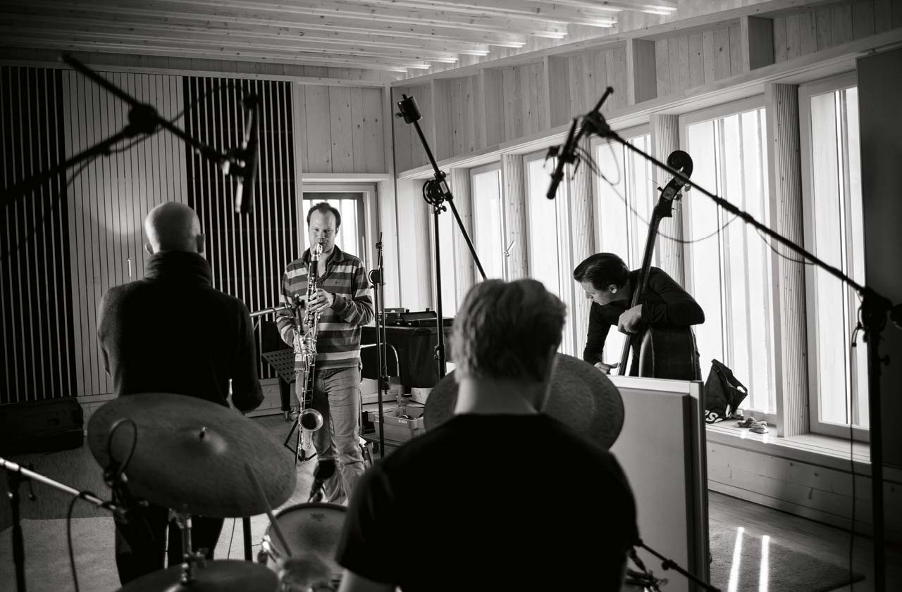 Recording with Joris Roelofs at Kyberg Studio