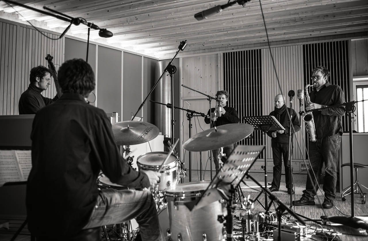 Recording with Bastian Stein at Kyberg Studio